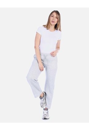 Jogger Deportivo Gris De Algodón