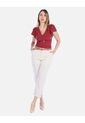 Pantalón De Lino Y Rayón Con Cinturón de Arequipe moda dulce