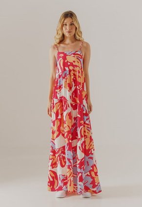 Vestido Magenta-Blanco-Celeste Arkitect Éxito