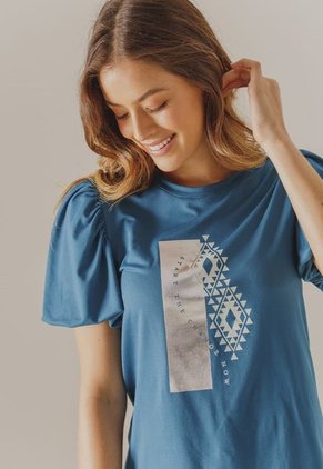 Camiseta Marfil-Dorado-Café Arkitect Éxito