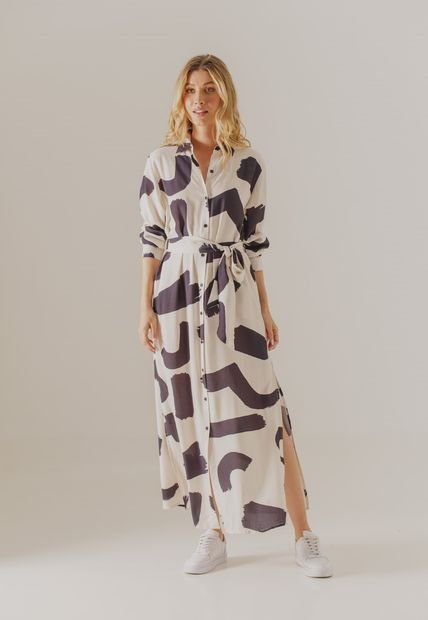 Vestido Beige-Negro Arkitect Éxito