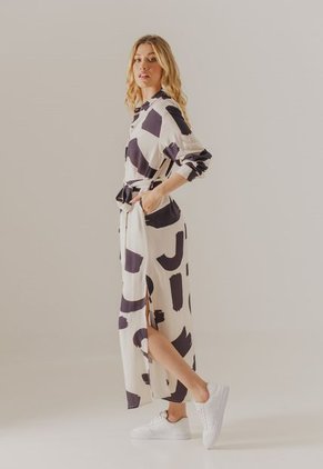 Vestido Beige-Negro Arkitect Éxito