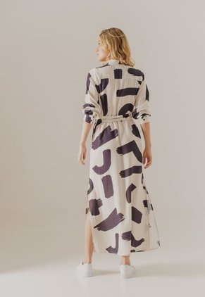 Vestido Beige-Negro Arkitect Éxito