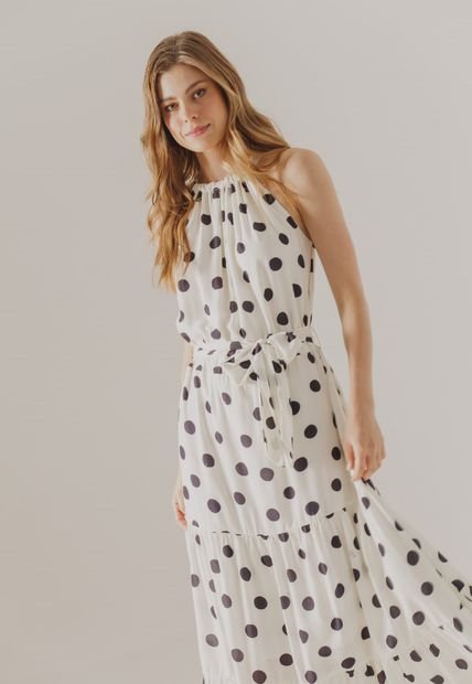 Vestido Marfil-Negro Arkitect Éxito