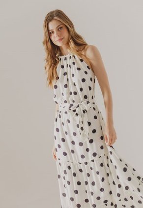 Vestido Marfil-Negro Arkitect Éxito