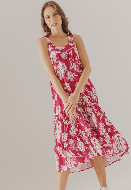 Vestido Magenta-Blanco Arkitect Éxito