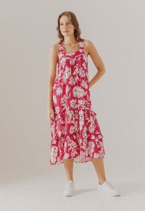 Vestido Magenta-Blanco Arkitect Éxito