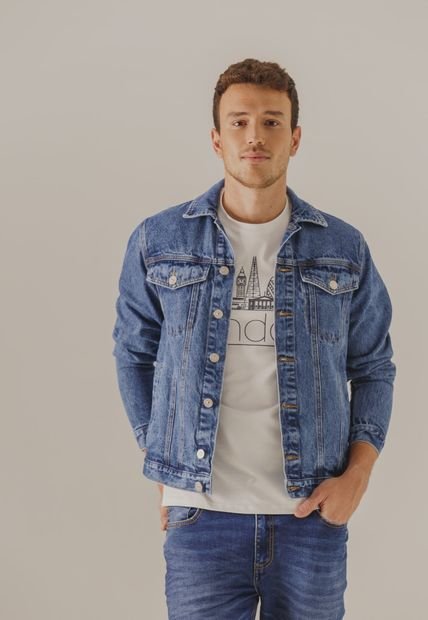 Chaqueta Denim Azul Arkitect Éxito