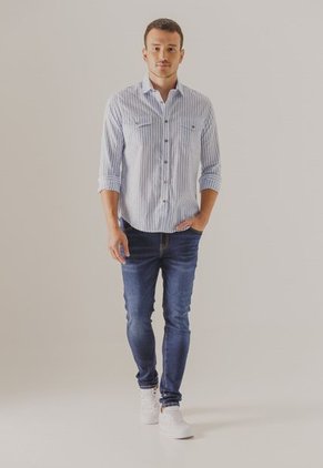 Camisa Azul-Blanco Arkitect Éxito