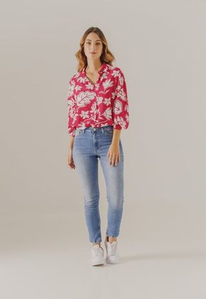 Blusa Borgoña-Blanco Arkitect Éxito