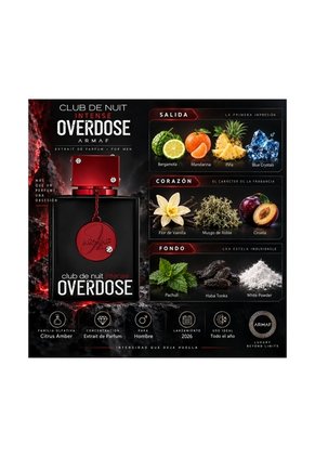 Perfume Armaf Club De Nuit Intense Overdose Hombre 100ml Parfum