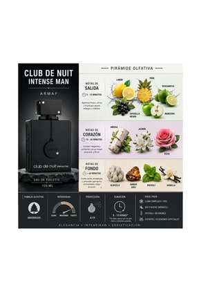 Perfume Club De Nuit Intense Armaf Hombre 105ml