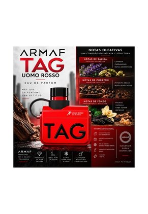 Perfume Armaf Tag Uomo Rosso Hombre 100 Ml EDP