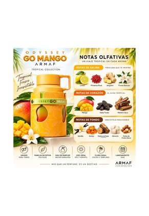 Perfume Armaf Odyssey Go Mango Unisex 100ml EDP