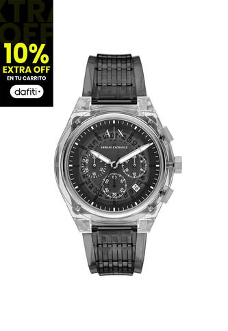 Relojes Armani Exchange Hombre Sync. Poliuretano Negro AX4167 Armani Exchange