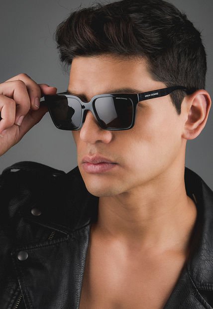 Gafas de Sol Transparente Gris-Gris Oscuro ARMANI EXCHANGE
