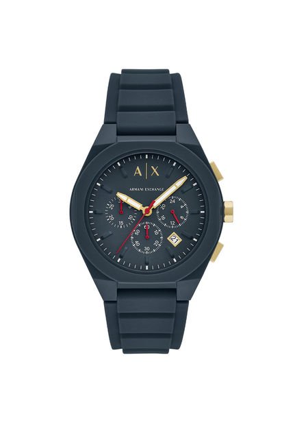 Relojes Armani Exchange Hombre Sync. Silicona Azul AX4168