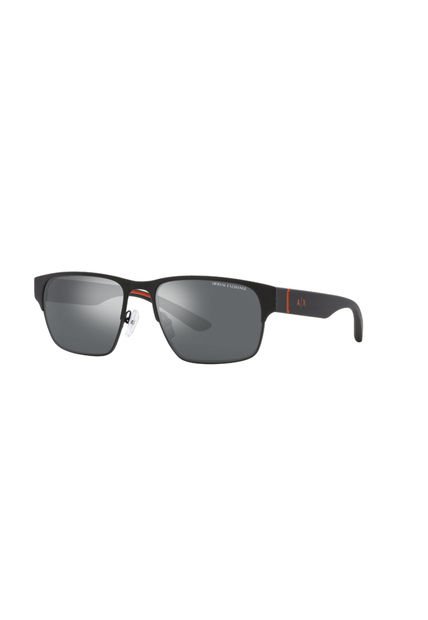 Gafas De Sol Matte Black Espejados Armani Exchange