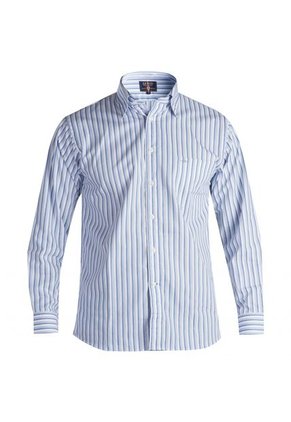 Camisa Arrow Blanco-Azul