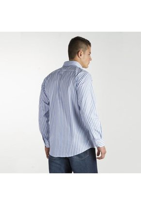 Camisa Arrow Blanco-Azul