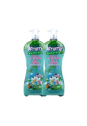 Shampoo & Baño Líquido 2 En 1 Arrurrú Explosión De Fragancia 2 X 800 Ml