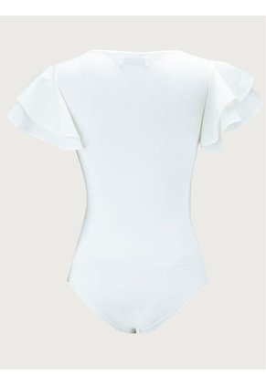 Body Manga Sisa Con Arandelas Para Mujer 24187 ARTURO CALLE
