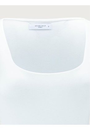 Body Manga Sisa Con Arandelas Para Mujer 24187 ARTURO CALLE