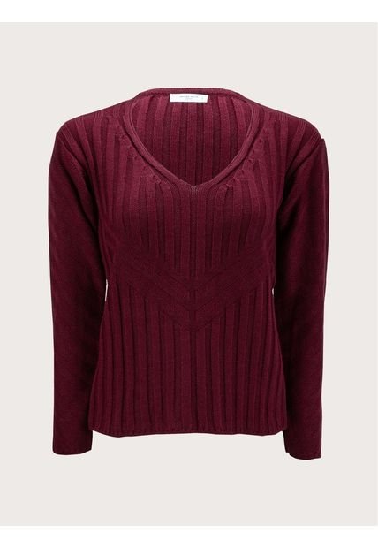 Sweater Cuello Amplio En V Y Manga Holgada Para Mujer 26902 ARTURO CALLE