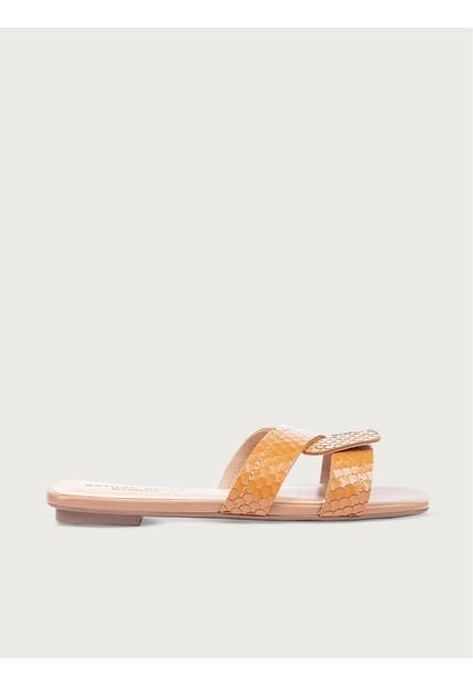 Sandalia Unicolor En Cuero Para Mujer 24793 ARTURO CALLE