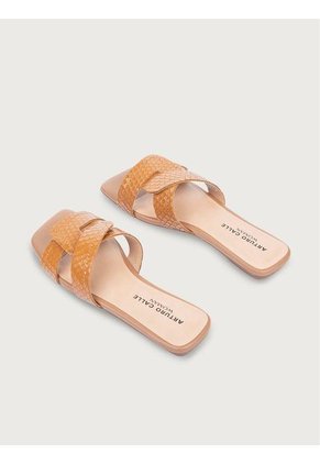 Sandalia Unicolor En Cuero Para Mujer 24793 ARTURO CALLE