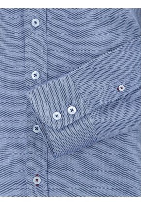Camisa Textura Manga Larga Para Hombre 26088 ARTURO CALLE