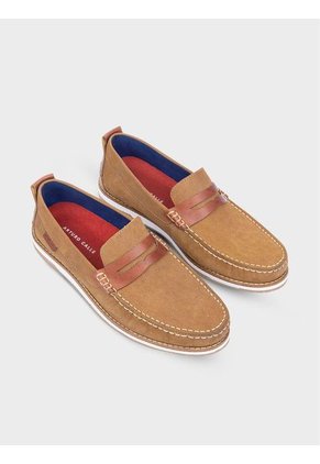 Mocasines Casuales En Cuero Para Hombre 18145 ARTURO CALLE