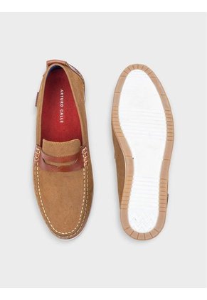 Mocasines Casuales En Cuero Para Hombre 18145 ARTURO CALLE