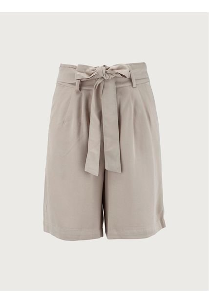 Short Unicolor Con Cinturón Para Mujer 22234 ARTURO CALLE
