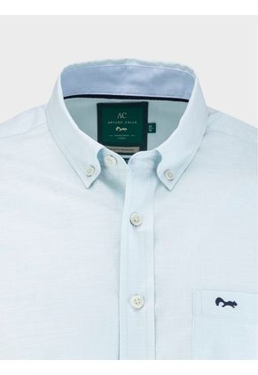 Camisa Unicolor Manga Larga Para Hombre 18349 ARTURO CALLE