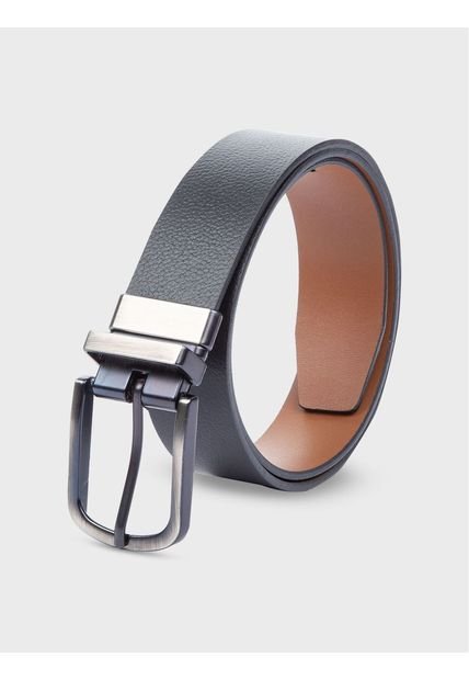 Correa Formal En Cuero Doble Faz Con Hebilla En D Para Hombre 27197 ARTURO CALLE