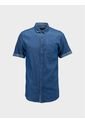 Camisa Denim Manga Corta Para Hombre 23858 ARTURO CALLE de Arturo Calle