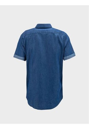 Camisa Denim Manga Corta Para Hombre 23858 ARTURO CALLE