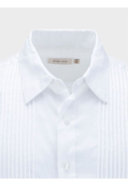 Guayabera blanca arturo calle sale