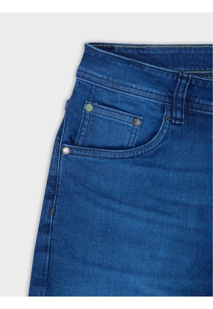 Bermuda En Denim Slim Fit Para Hombre 27054 ARTURO CALLE Compra