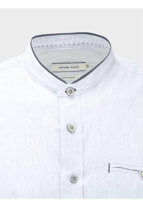 Camisa Unicolor Manga Larga Para Hombre 23895 ARTURO CALLE