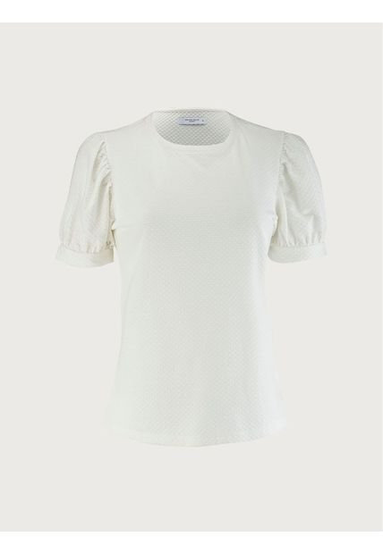 Camiseta Unicolor Con Textura Para Mujer 23791 ARTURO CALLE