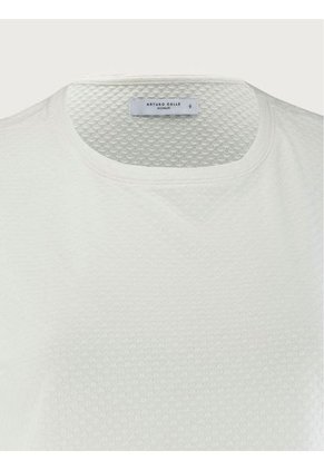 Camiseta Unicolor Con Textura Para Mujer 23791 ARTURO CALLE