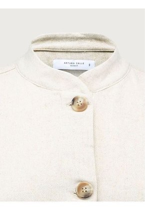 Chaqueta Unicolor Doble Bolsillo Para Mujer 22568 ARTURO CALLE