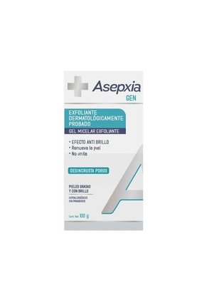 Asepxia Gen Gel Micelar Exfoliante Facial Anti Brillo X 2 Und