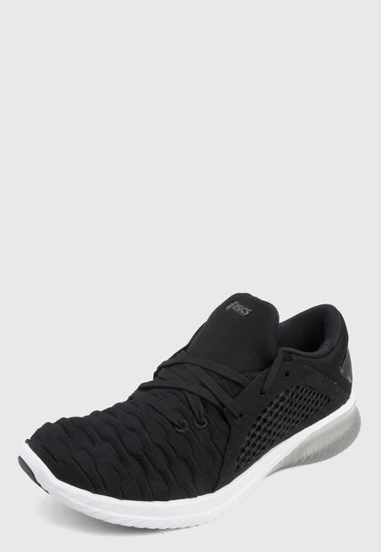 Tenis Running Negro-Blanco asics Gel-Kenun Knit Mx