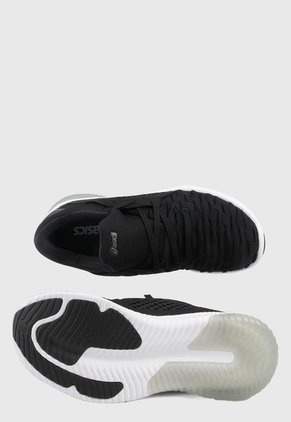 Tenis Running Negro-Blanco asics Gel-Kenun Knit Mx