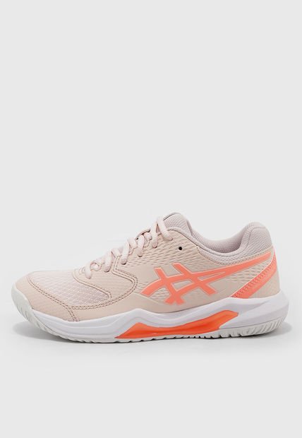 Tenis para Tennis Rosa Pastel-Naranja Neón-Coral asics Gel-Dedicate 8