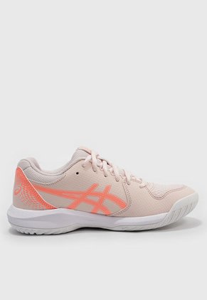 Tenis para Tennis Rosa Pastel-Naranja Neón-Coral asics Gel-Dedicate 8