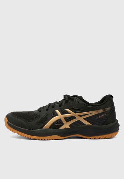 Tenis para Tennis Negro-Dorado asics Upcourt 6